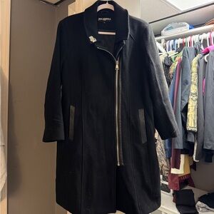 Karl Lagerfeld Black Trench Coat